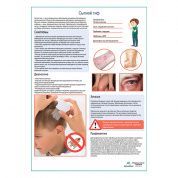 Сыпной тиф медицинский плакат А1+/A2+