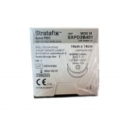 Шовный материал Stratafix Spiral PDO 2/0, однонаправл.30см, фиолет. Кол. 36 мм, 1/2 Ethicon