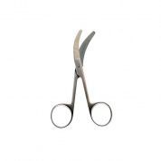 Ножницы угловые 160 мм (Ножницы д/пересеч. пуповины горизонтально изогнутые 160 мм) Sammar, Пакистан