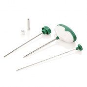 Игла для биопсии костного мозга со специальной системой для получения неповрежденного образца в сложных случаях (с фиксатором образца вилка) 13 G