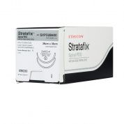 Шовный материал Stratafix Spiral PDO 1, двунаправл.36+36см, фиолет. Кол. масс. 36 мм х 2, 1/2 Ethicon