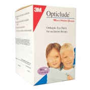 Opticlude Maxi 1539 - глазные клеящиеся повязки 5,7 см х 8,0 cм бежевые (50 шт.) 3М, США