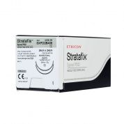 Шовный материал Stratafix Spiral PDO 2/0, двунаправл.24+24см, фиолет. Кол. 36 мм х 2, 1/2 Ethicon