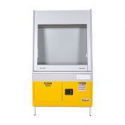 Вытяжной шкаф с отсеком для хранения ЛВЖ и столешницей из керамогранита НВ-1100 ШВ-ЛВЖ