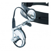 Налобное зеркало clar N диаметром 55 мм, лампа LED 6 В Riester