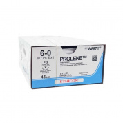 Шовный материал ПРОЛЕН 6/0, 45 см, синий Кол. 6.5 мм х 2, 1/2 Ethicon