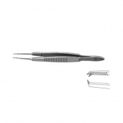 Пинцет шовный по Кастровьехо, прямой F-6111