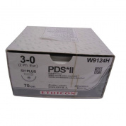 Шовный материал ПДС II 3/0. 70 см. фиолет. Кол. 26 мм. 1/2 Ethicon