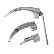 Металлический клинок Macintosh №2 с лампочным источником освещения для ларингоскопа Volkmann