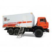 Кабинет рентгенографический подвижной с аппаратом рентгенографическим цифровым универсальным на базе КАМАЗ-43118, Россия