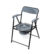 WC600 Кресло-туалет складной, черный (аналог WC eFix)