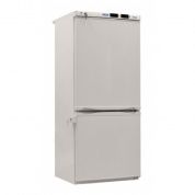 Холодильник комбинированный лабораторный ХЛ-250 ПОЗиС (170/80 л) с дверями из металлопласта, серебро