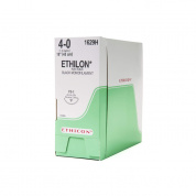 Шовный материал ЭТИЛОН 4/0. 45 см. синий Прайм обр.-реж. 19 мм. 3/8 Ethicon