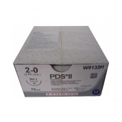 Шовный материал ПДС II 2/0. 70 см. фиолет. Кол. 31 мм. 1/2 Ethicon