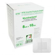 Лейкопластырь SFM повязка  8,0 см х 10,0 см №1, 50 шт/уп