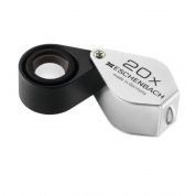 Лупа техническая ахроматическая складная в металлическом корпусе Eschenbach, диаметр 17 мм, 20.0х