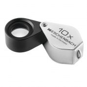 Лупа техническая ахроматическая складная в металлическом корпусе Eschenbach, диаметр 15 мм, 10.0х