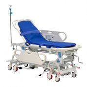 Тележка-каталка для перевозки больных с механической системой регулировки высоты МЕТ ТВ-140