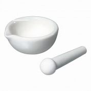 Ступка с пестиком фарфоровая D60, d39, Н27 упаковка 6 шт, Россия