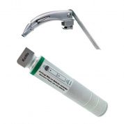 Ларингоскоп с клинком №4 для проведения затрудненной интубации, на батарейках, LED лампа, сменный световод