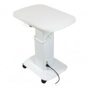Столик приборный с электроприводом с белой столешницей Stern Lift