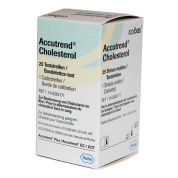 Тест-полоски для определения уровня холестерина Аккутренд Холестерин (Accutrend Cholesterol), 25 шт/уп Roche Diagnostics, Германия