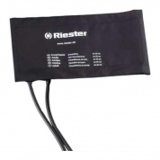 Манжета сфигмотенсиоф со скобой для обхвата 24х32 см, на липучке, 2 шланга, бордовая Riester