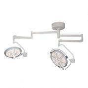 Потолочный двухблочный светодиодный операционный светильник Паналед-160/120 с видеокамерой HD, с изменением цветовой температуры