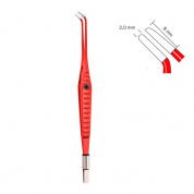 Пинцет биполярный (изогнутые бранши, с антипригарным сплавом) KLS Martin