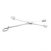 Щипцы для удаления плодного яйца с кремальерой, прямые, с шириной губок 14 мм, 260 мм. Surgiwell