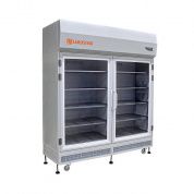 Шкаф стерильного хранения с распашными дверями для фармацевтических производств (КД 442.120.32, 10 полок, УФ-облучение над верхними полками)