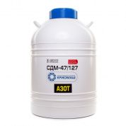 Сосуд Дьюара СДМ-47/127 с десятью канистрами Ø71 мм