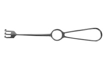 Крючок хирургический 3-х зубый острый №2, длина 200 мм Тумботино, Россия