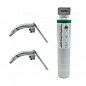 Ларингоскоп с набором клинков (№ 2,4) для проведения затрудненной интубации, на батарейках, LED лампа, сменный световод