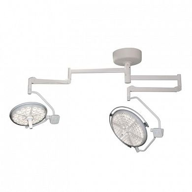 Потолочный двухблочный светодиодный операционный светильник Паналед-160/120 с видеокамерой HD, с изменением цветовой температуры