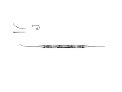 Крючок микрохирургический по VARADY №2, круглая ручка ПТО Медтехника, Россия
