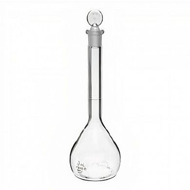 Колба мерная с одной меткой и пришлифованной пробкой 2-200-14/23