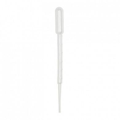 Пипетки Пастера ПЭ, 3 мл, с градуировкой, стерильные, индивидуальная упаковка, 100 шт/уп