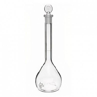 Колба мерная с одной меткой и пришлифованной пробкой 500 мл, Россия