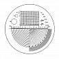 Стекло сменное со шкалой измерения для луп Eschenbach Precision scale magnifiers 115202