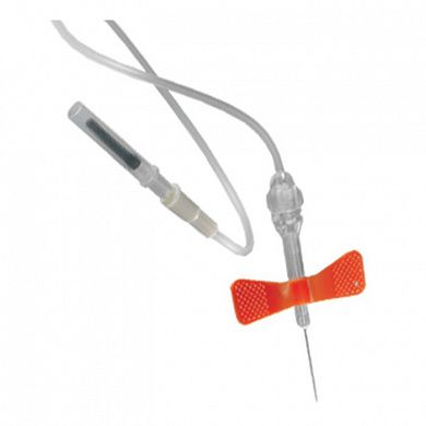 Катетер-бабочка с луэр-адаптером, длина иглы 19 мм, 25Gx3,4&amp;amp;amp;amp;amp;amp;amp;amp;amp;amp;quot;x7&amp;amp;amp;amp;amp;amp;amp;amp;amp;amp;quot;, 0,5 мм, 190 мм, оранжевая (арт 594125190), Китай