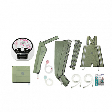 WelbuTech Seven Liner Zam Luxury Аппарат для лимфодренажа, прессотерапии, массажа (максимальный комплект), размер XL (новый тип стопы)