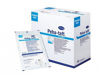 PEHA-TAFT Classic перчатки микротекстурированные N 7, 50 пар