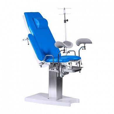 Кресло гинекологическое КГ-03 с электроприводами (изменение наклона спинки, сиденья и высоты сиденья (700/1060мм) при помощи 3-х электроприводов)