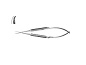 Иглодержатель микрохирургический, 135 мм, круглая ручка, рабочая часть 0,6 мм, изогнутый по радиусу ПТО Медтехника, Россия