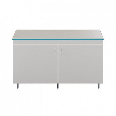 Закрытый стол для работы стоя со столешницей из монолитной керамики СЛЗ НВК 1500 МОН