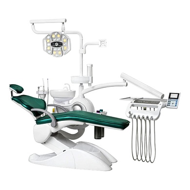 Mercury Safety M2 - стоматологическая установка с нижней подачей инструментов с 24-диодным светильником