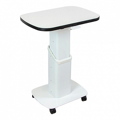 Столик приборный с электроприводом белый с черной окантовкой Stern Lift