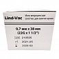 Игла двусторонняя Lind-Vac 0,7 мм х 38 мм (22G х1 1/2''), 100 шт/уп