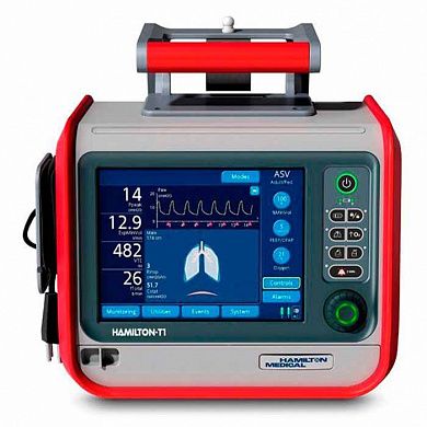 Аппарат ИВЛ передвижной Hamilton-T1 (комплектация: новорожденные), Швейцария